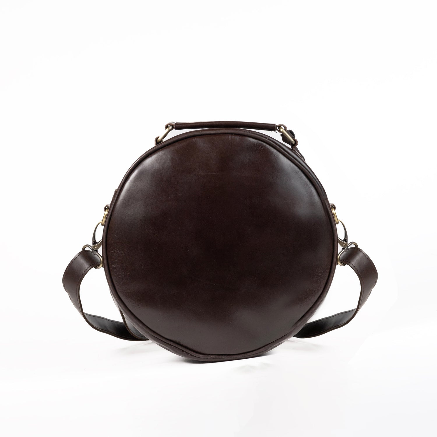 Fur Leather Barrel Handbag