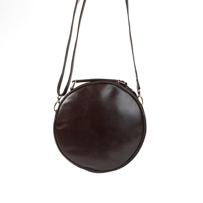 Fur Leather Barrel Handbag