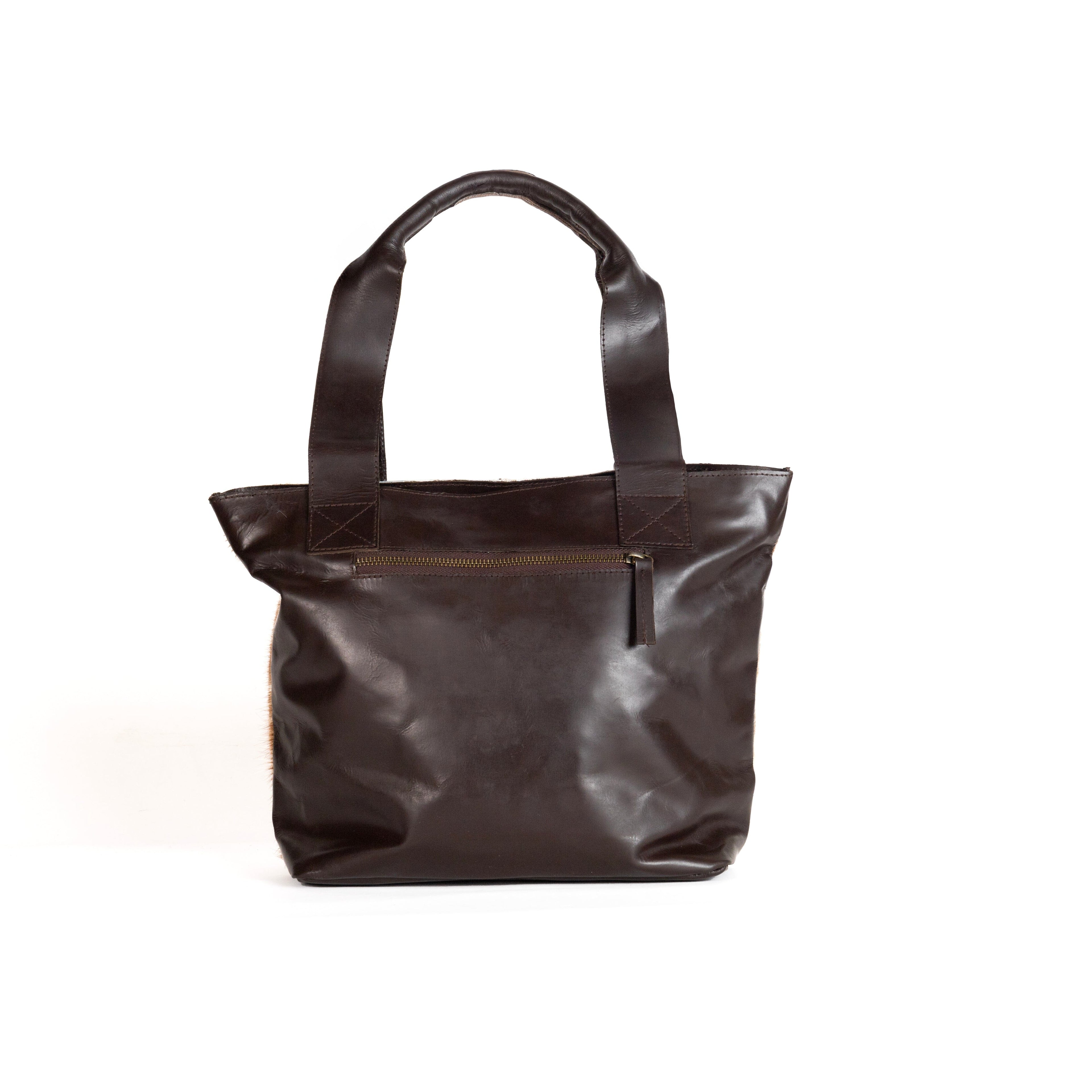 The Roam Away Cowhide Tote