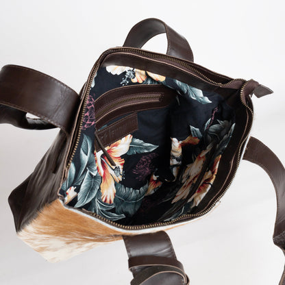 The Roam Away Cowhide Tote