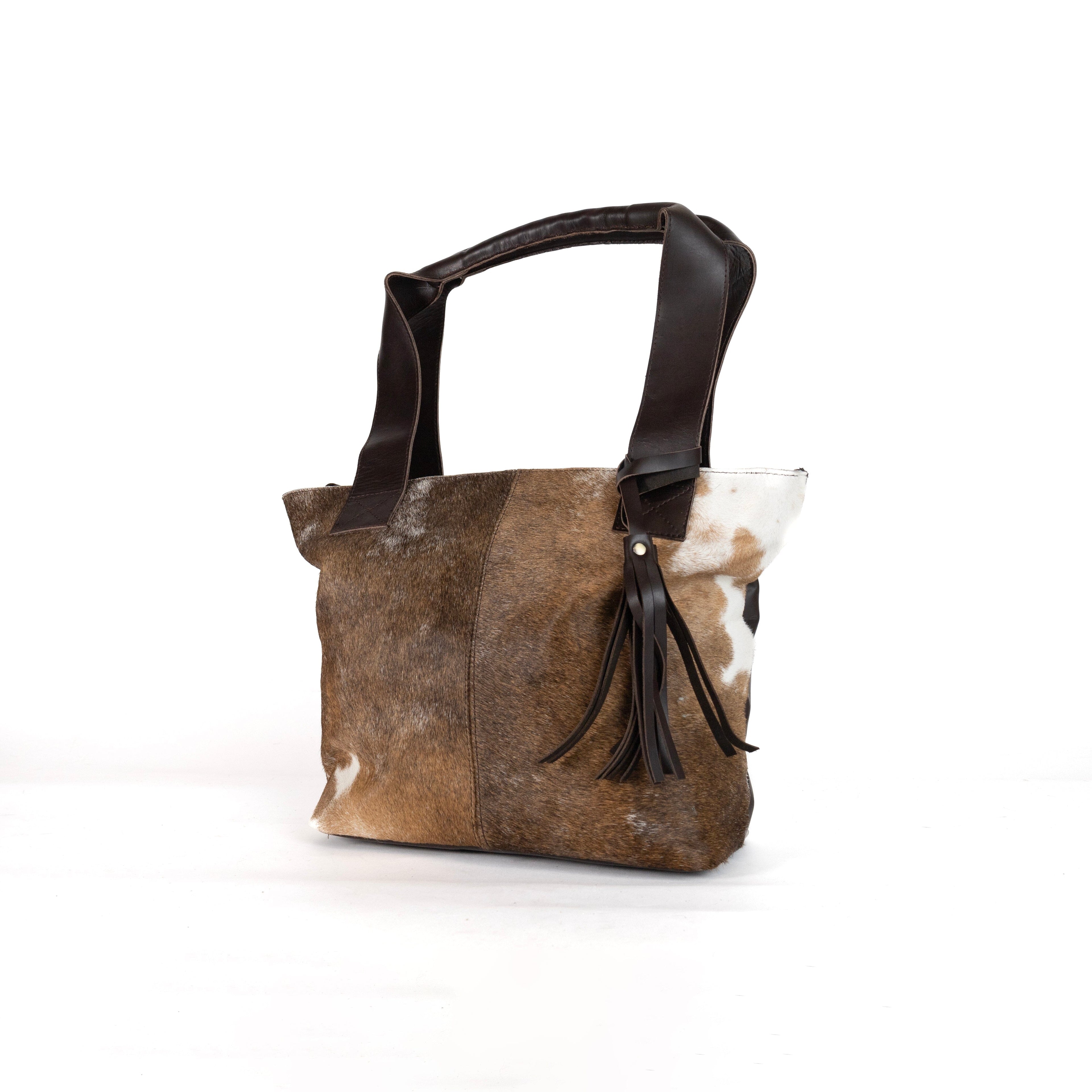 The Roam Away Cowhide Tote