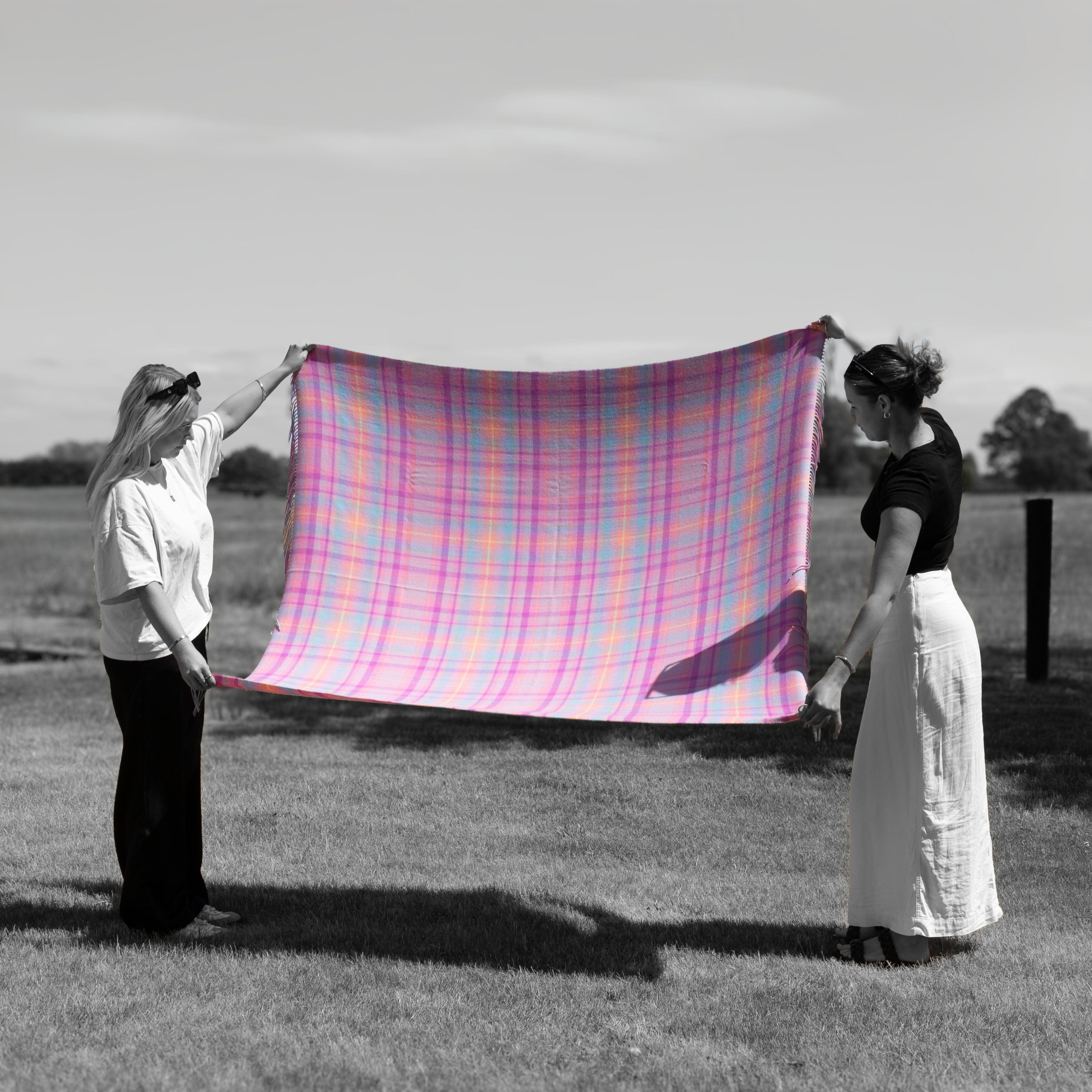 Ambrosia Tartan Lambswool Blanket