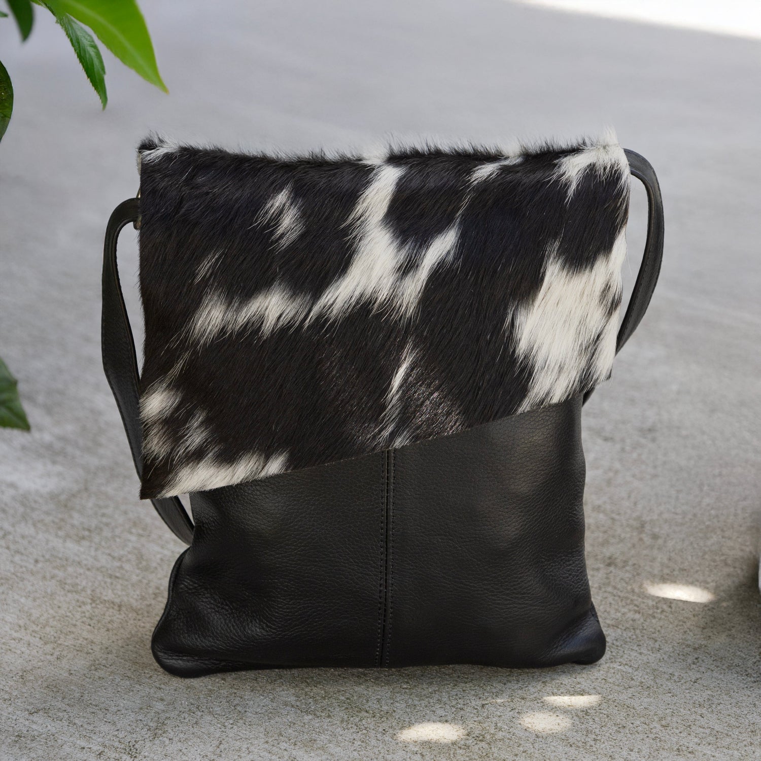 Mini Raw Cut Cowhide Handbag steal of a deal ! ( Free keyring and passport protector valued over $100)