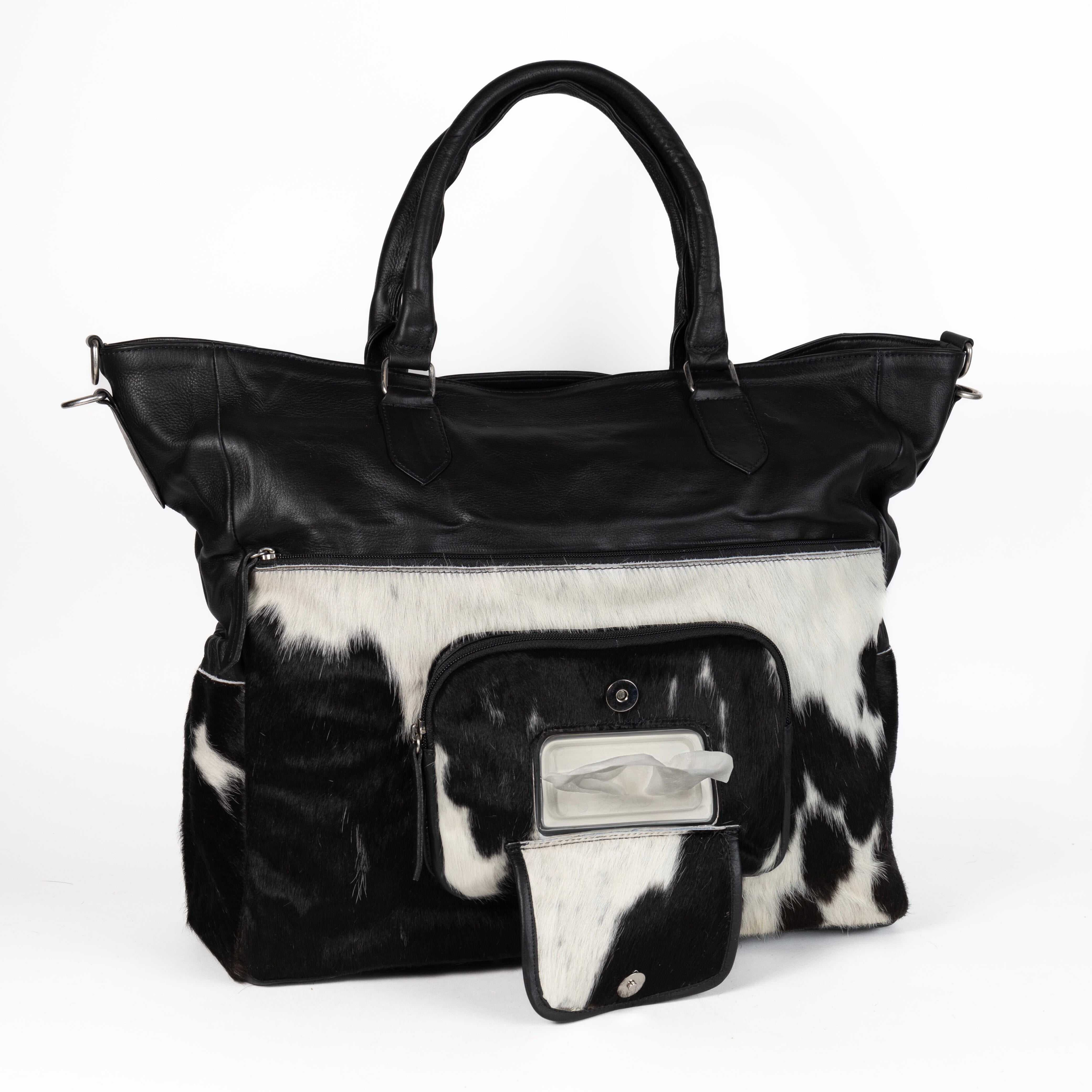 Cowhide baby bag sale