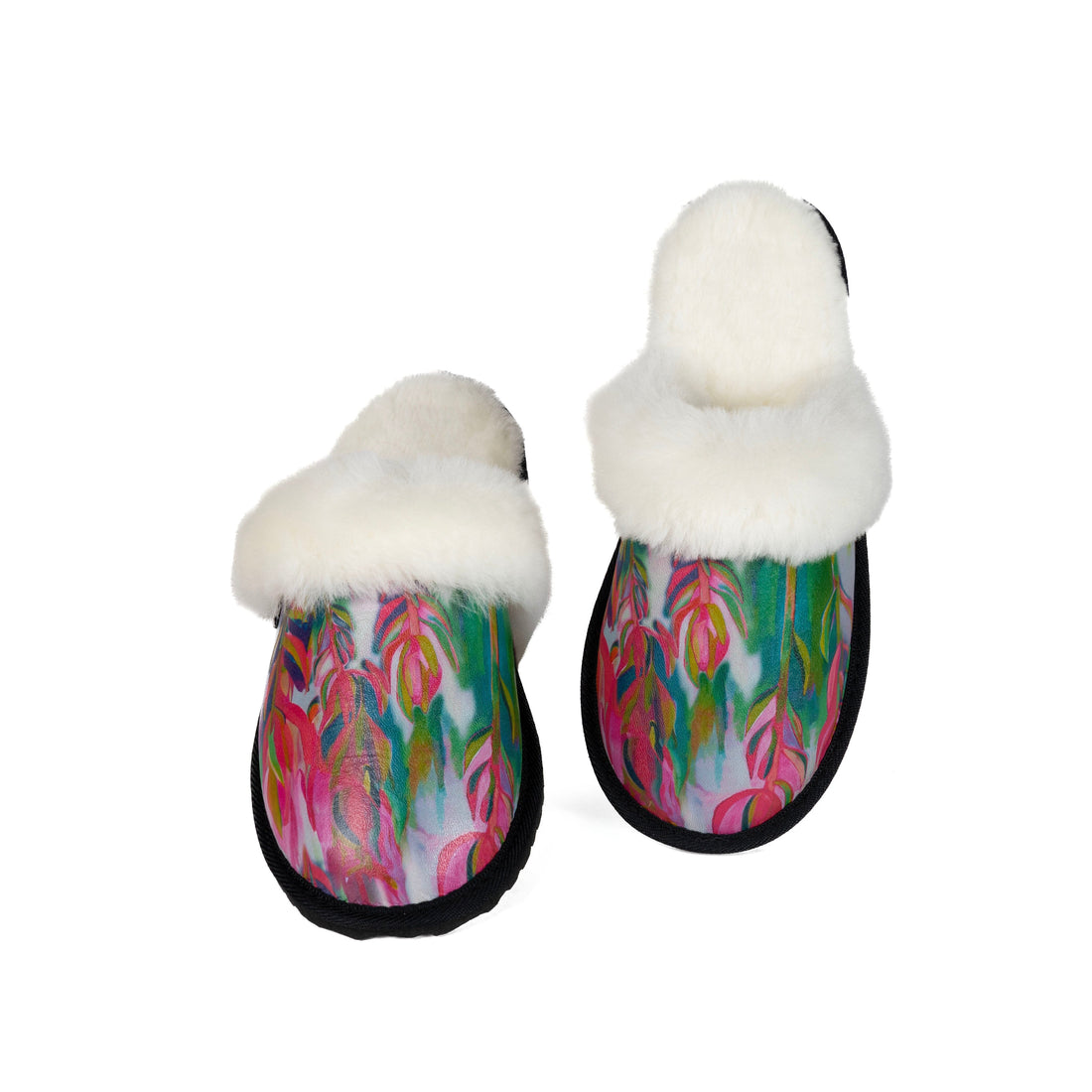 Bouquet Sheepskin Slippers