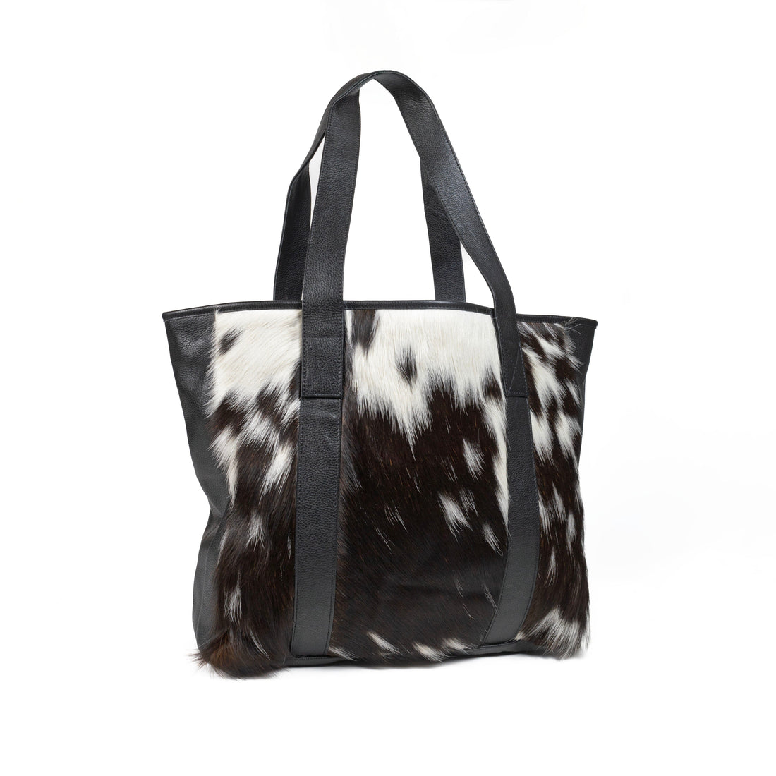 Cowhide Shopper Tote