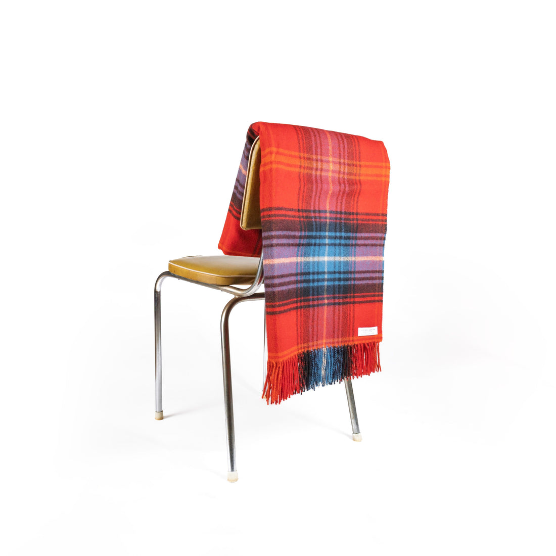 Lochcarron Ruby Tartan Lambswool Blanket