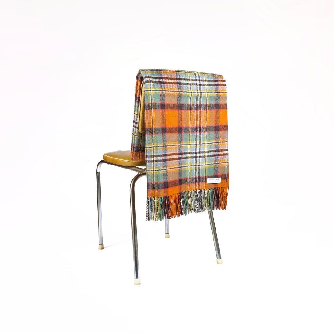 Borders Dundee Old Weathered Tartan Lambswool Blanket - Pre order