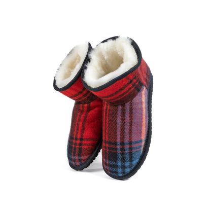 Ruby Tartan Short Boot