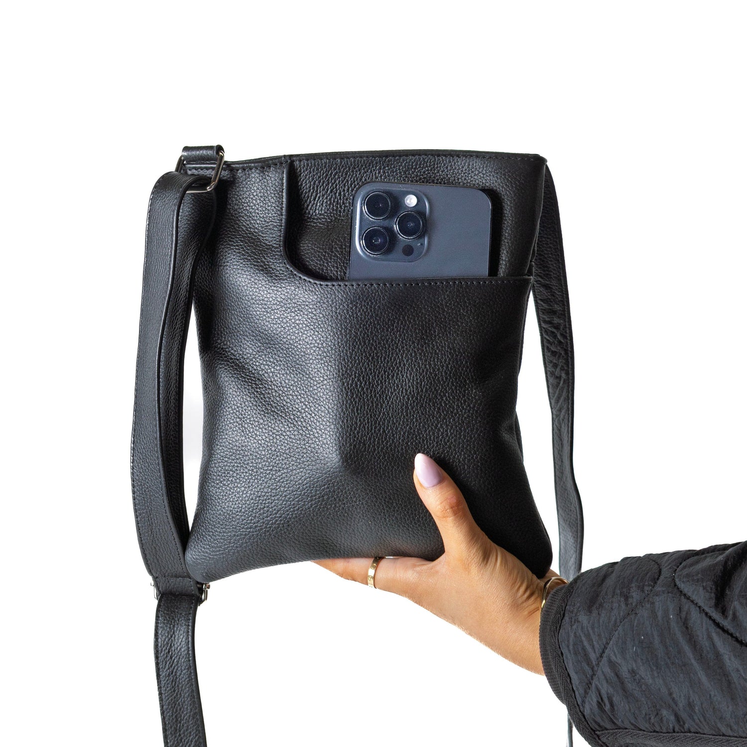 Mini Leather Cowhide Messenger Bag