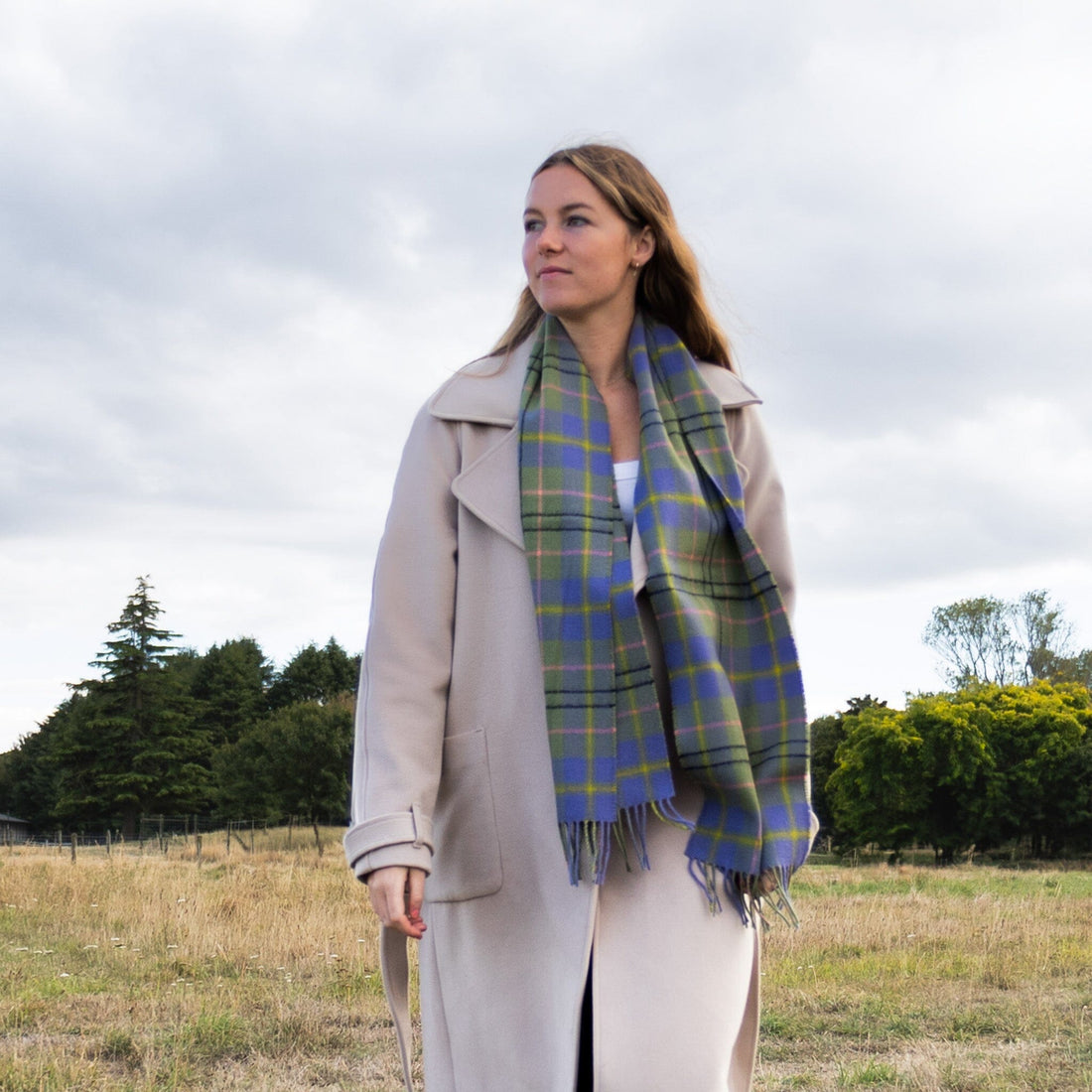 Bowhill Taylor Ancient Lambswool Scarf | Wool Scarf