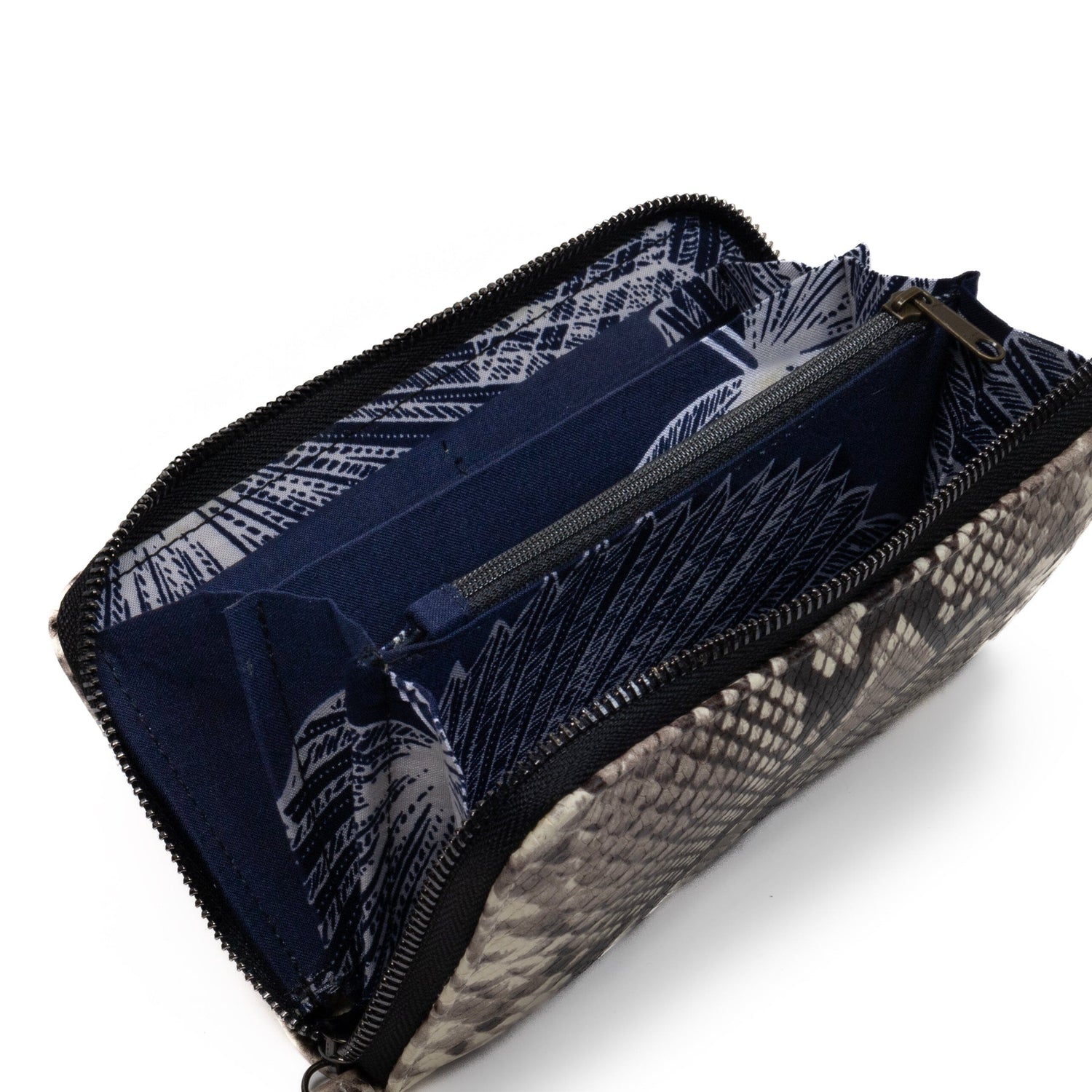 The Serpentia Snake Print Leather Wallet