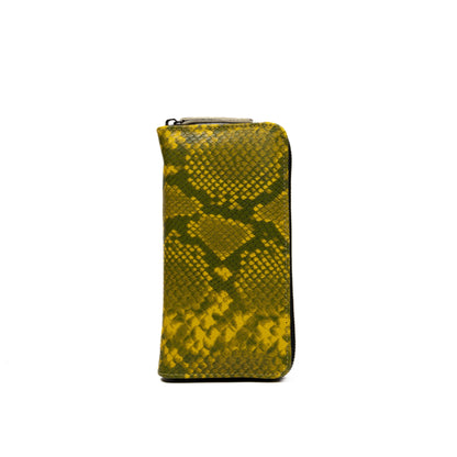 The Serpentia Snake Print Leather Wallet