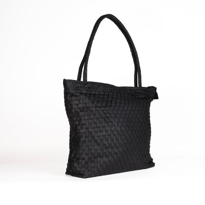 The Hold All Weave Leather Tote Bag