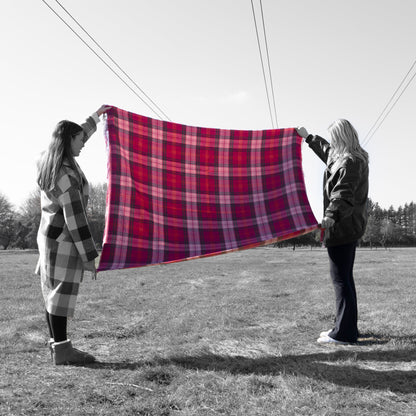 Hunting Rose Tartan Lambswool Blanket - Pre Order