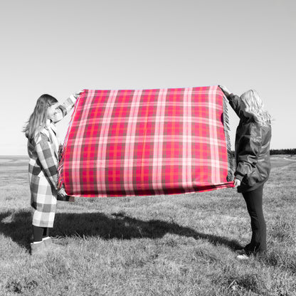 Hunting Rose Tartan Lambswool Blanket - Pre Order