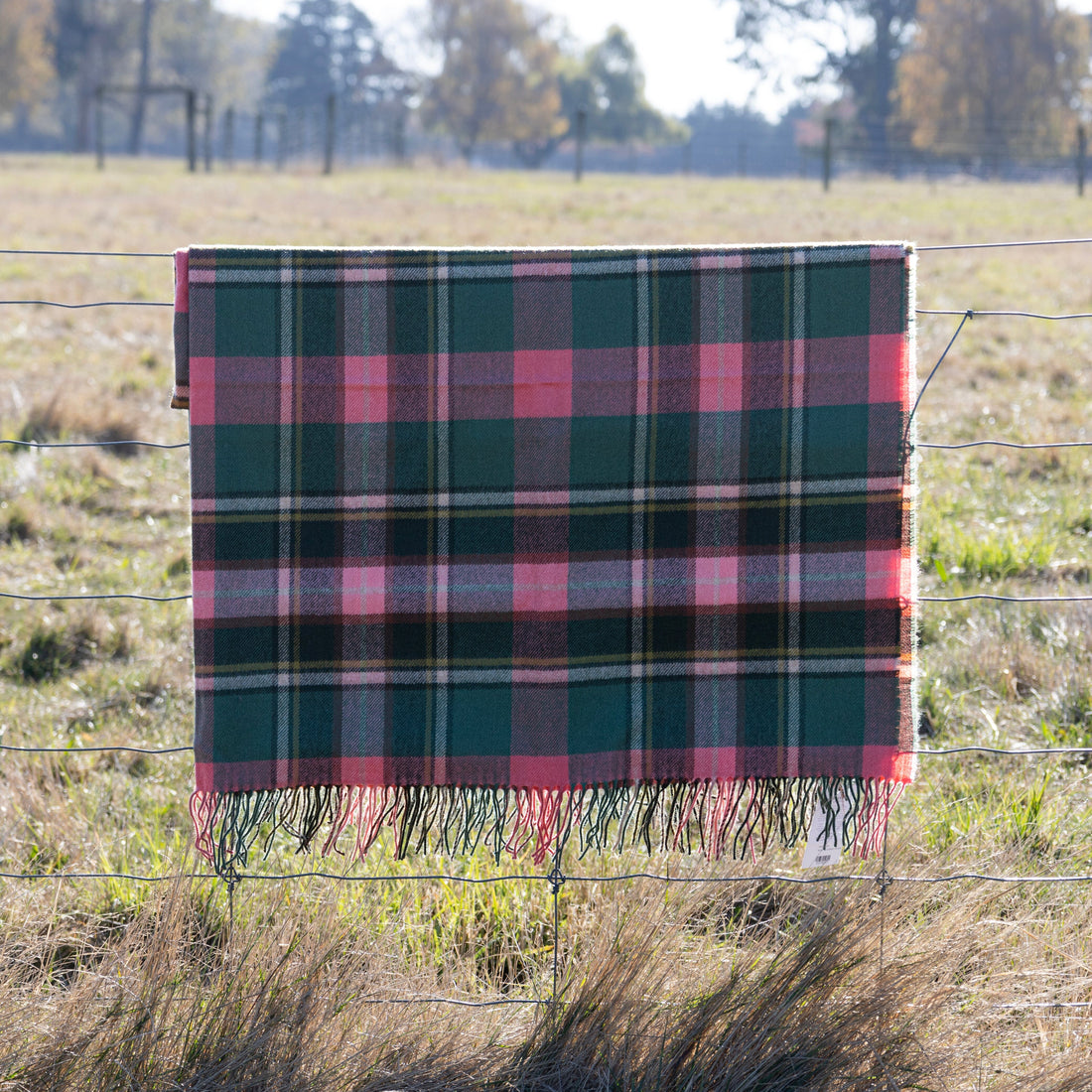 Bruce of Kinnaird Antique Tartan Lambswool Blanket