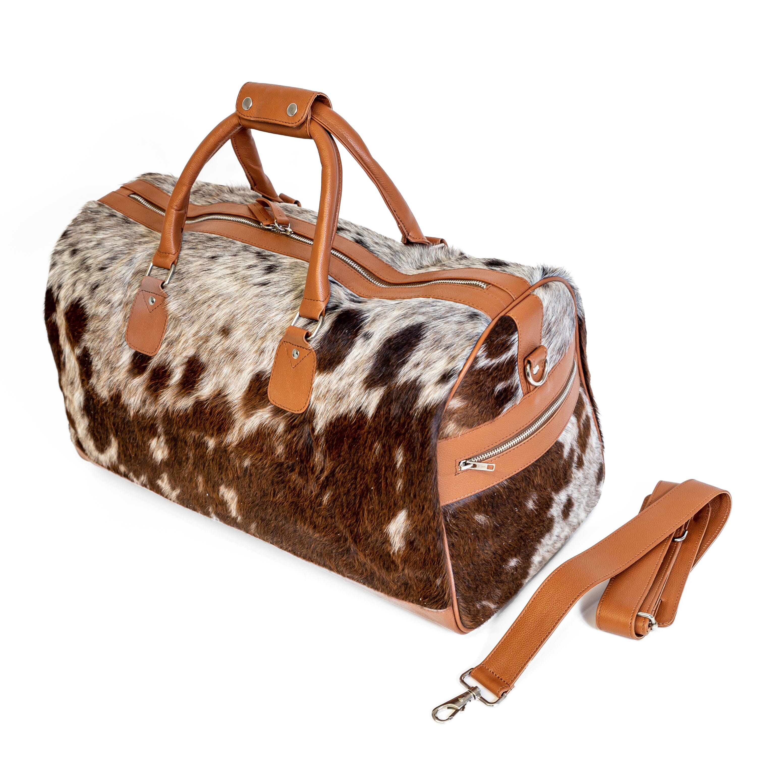 Cowhide luggage bags sale