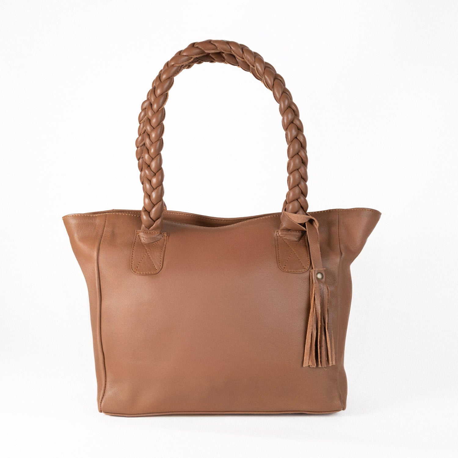 Leather Giddy Goat Tote