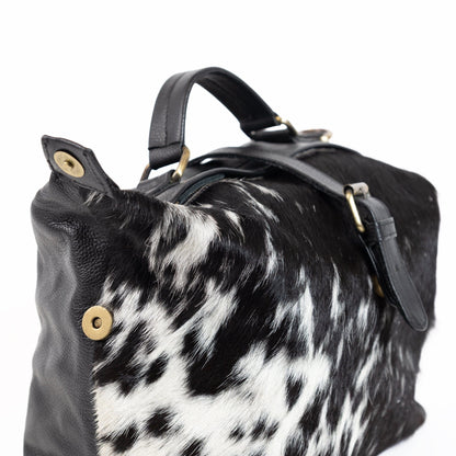 The Keep Her Cowhide Satchel