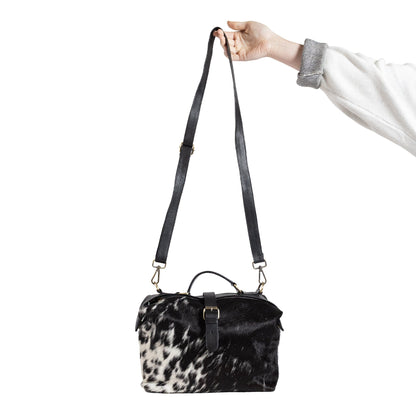 The Keep Her Cowhide Satchel