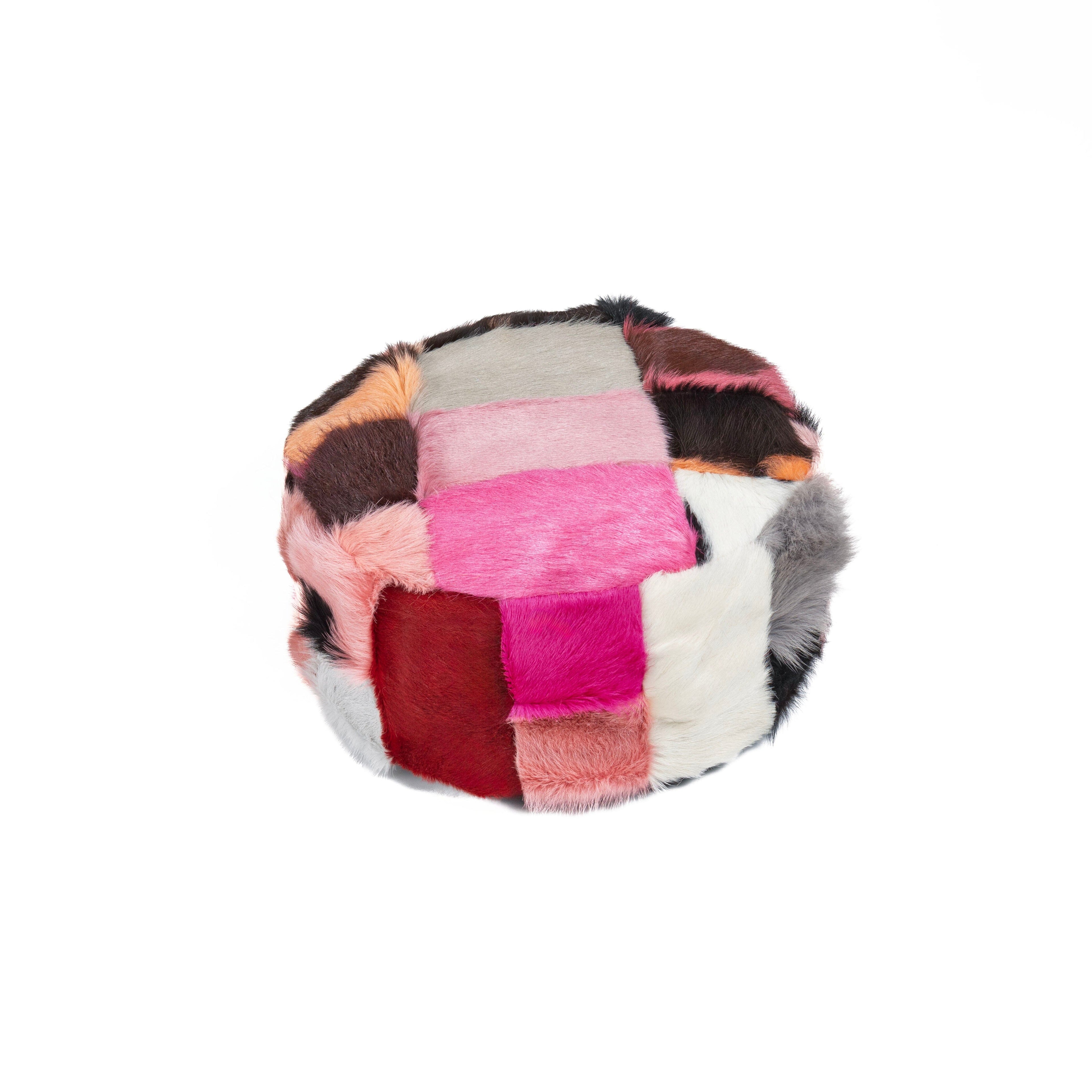 NZ Made Cowhide Pouf