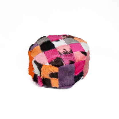 NZ Made Cowhide Pouf