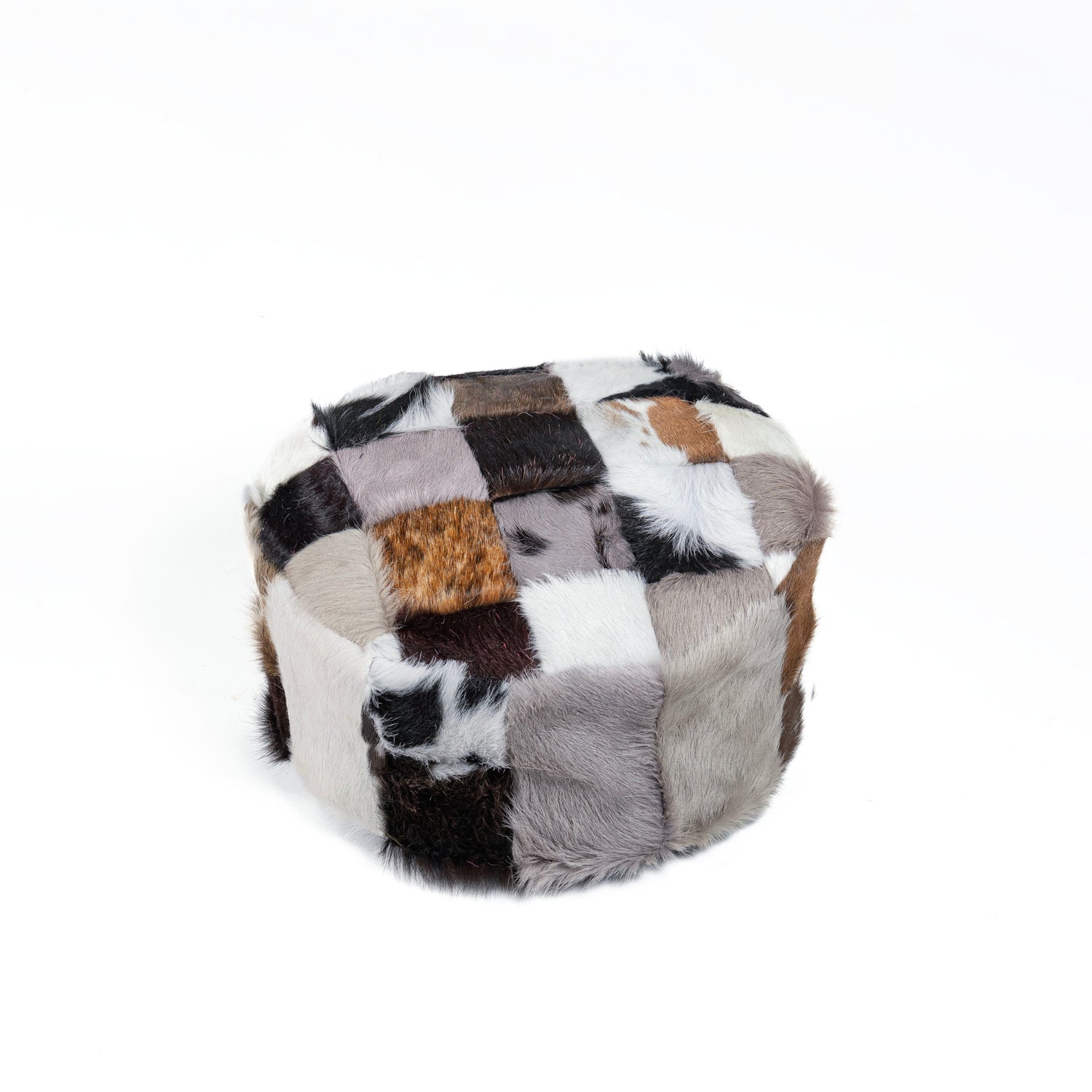 NZ Made Cowhide Pouf