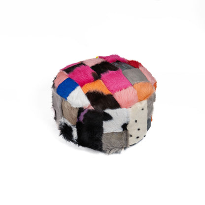 NZ Made Cowhide Pouf