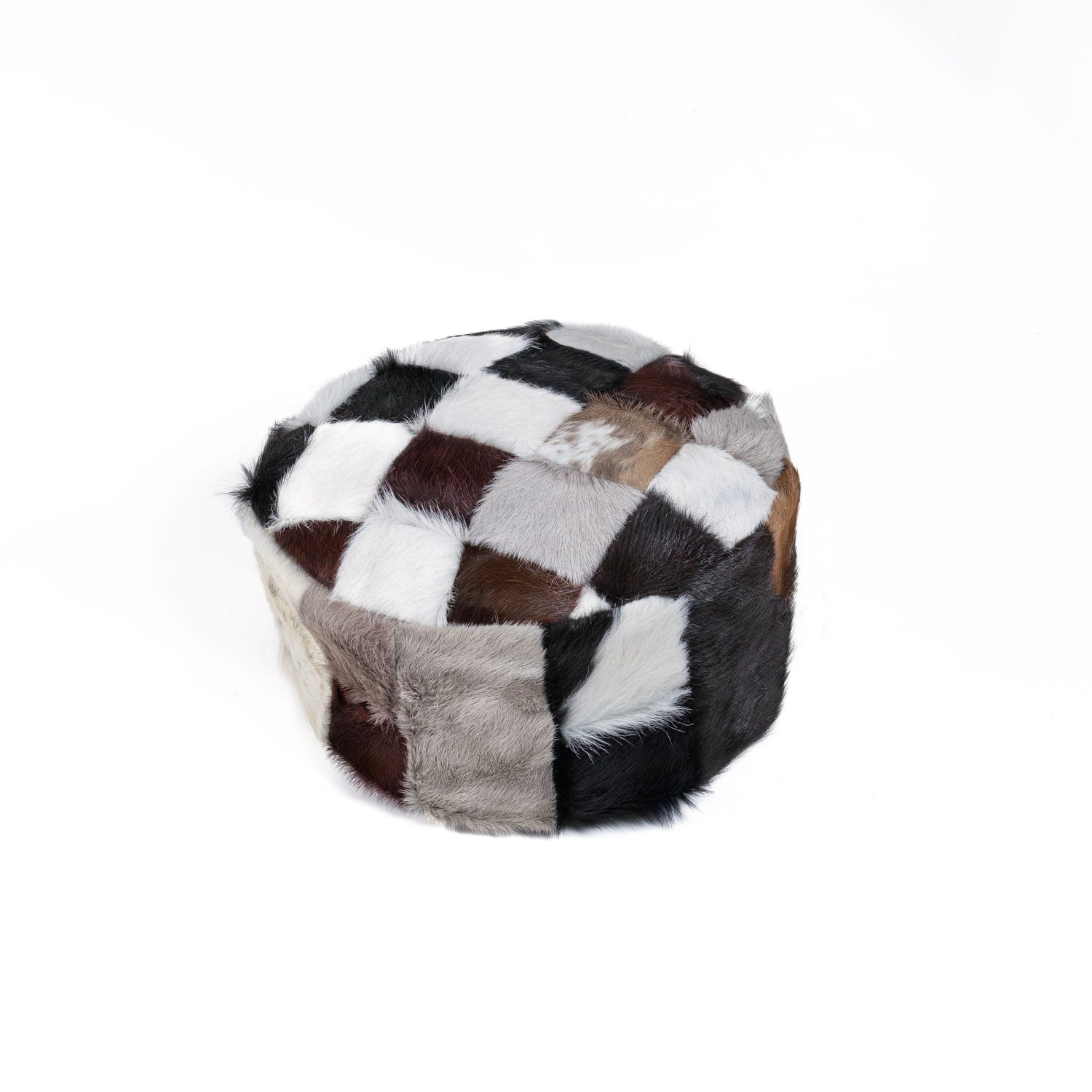 NZ Made Cowhide Pouf