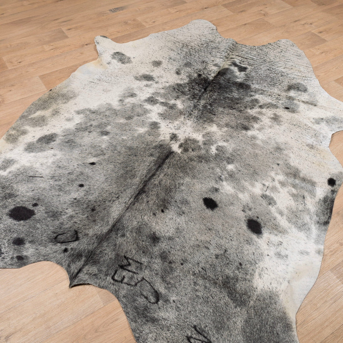 Salt &amp; Pepper Premium Cowhide Rug