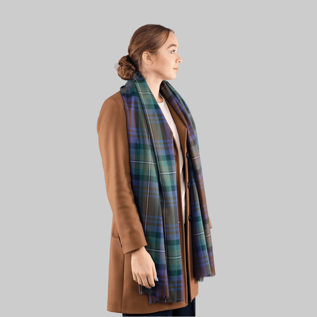 Alba Isle of Skye Extra Fine Merino Stole | Wool Scarf