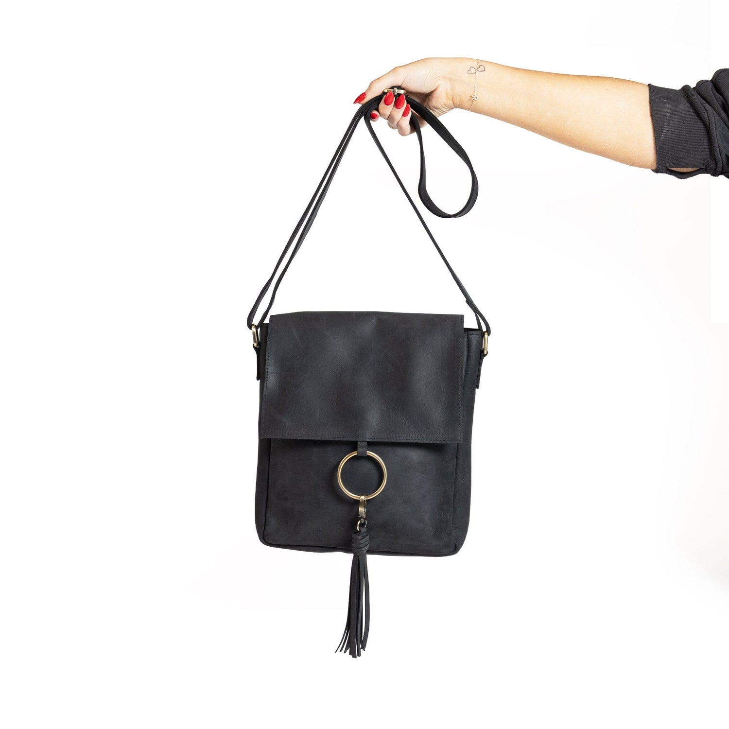 Ring Satchel (crazy horse leather)