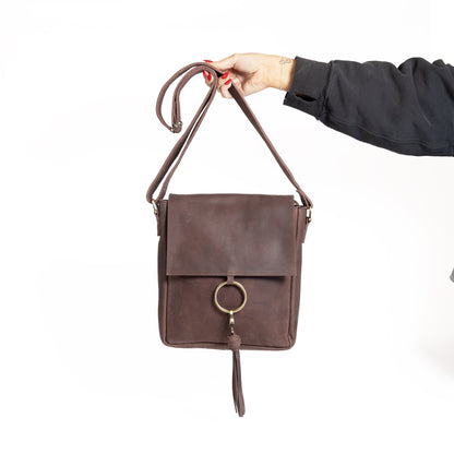 Ring Satchel (crazy horse leather)