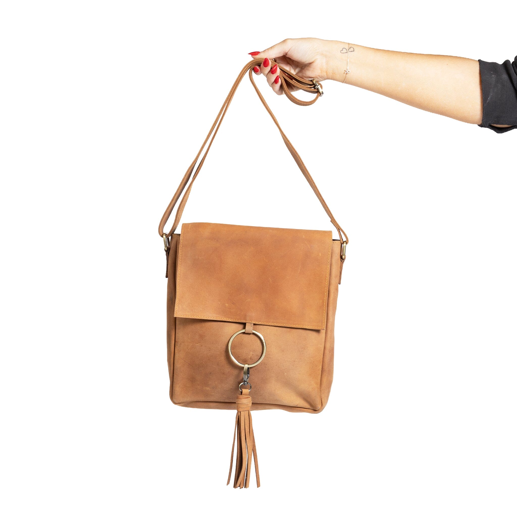 Ring Satchel (crazy horse leather)