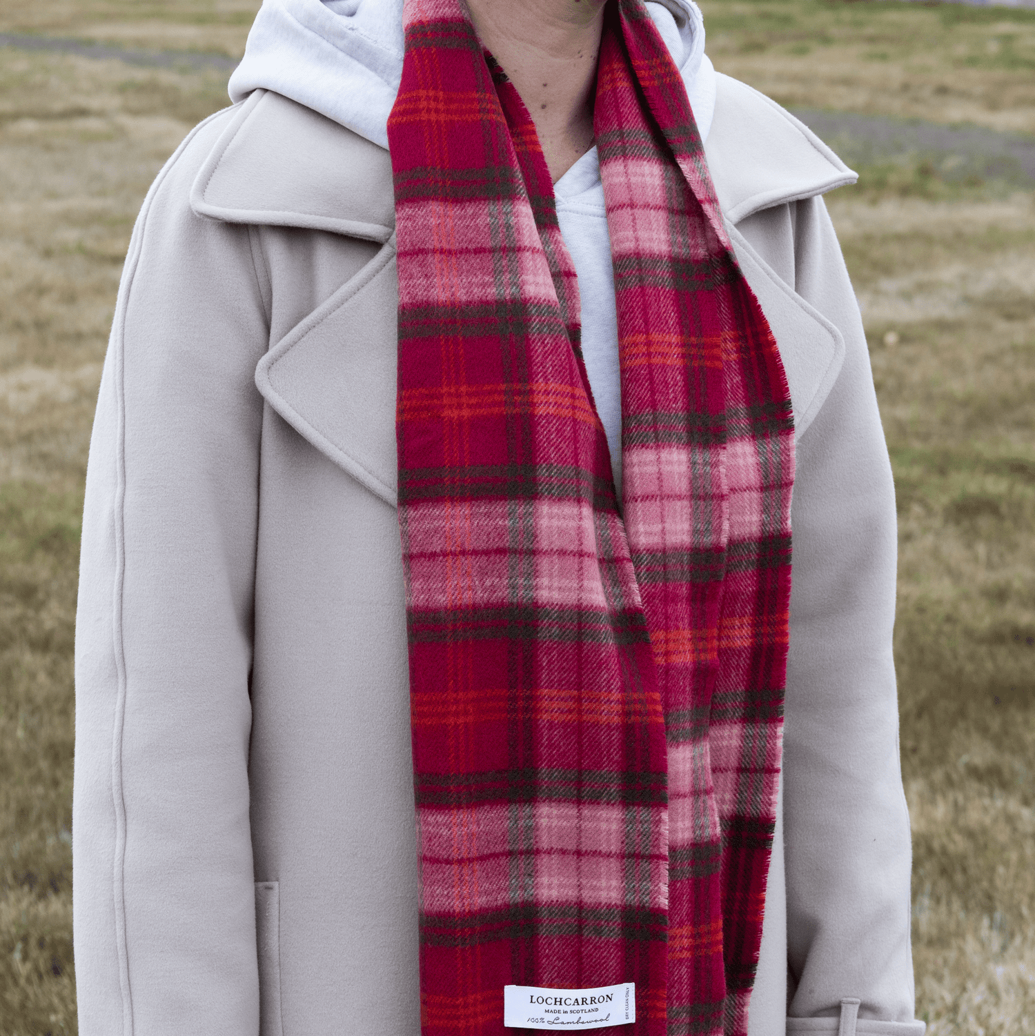 Bowhill Hunting Rose Lambswool Scarf | Wool Scarf PRE ORDER