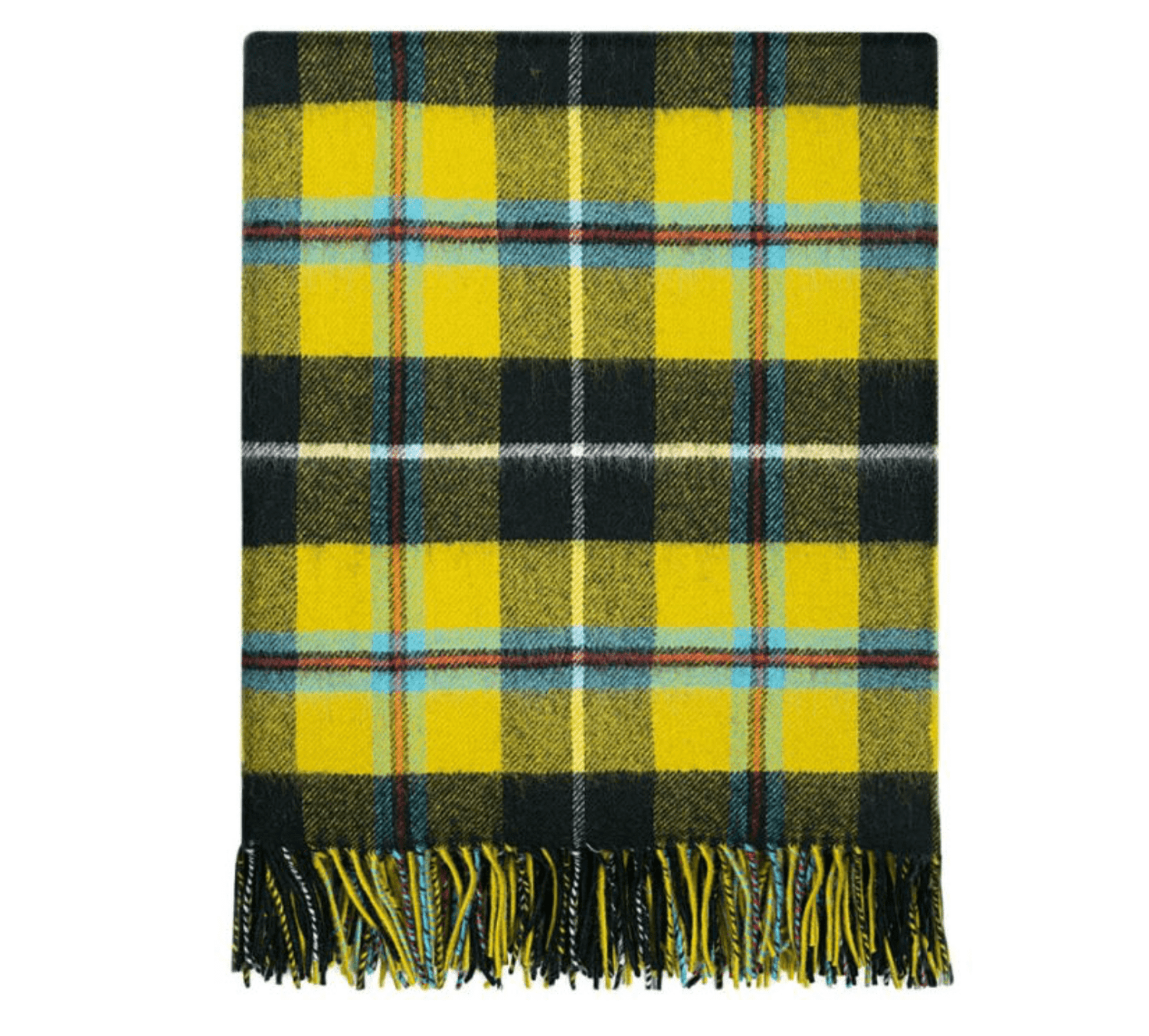 Cornish National Tartan Lambswool Blanket