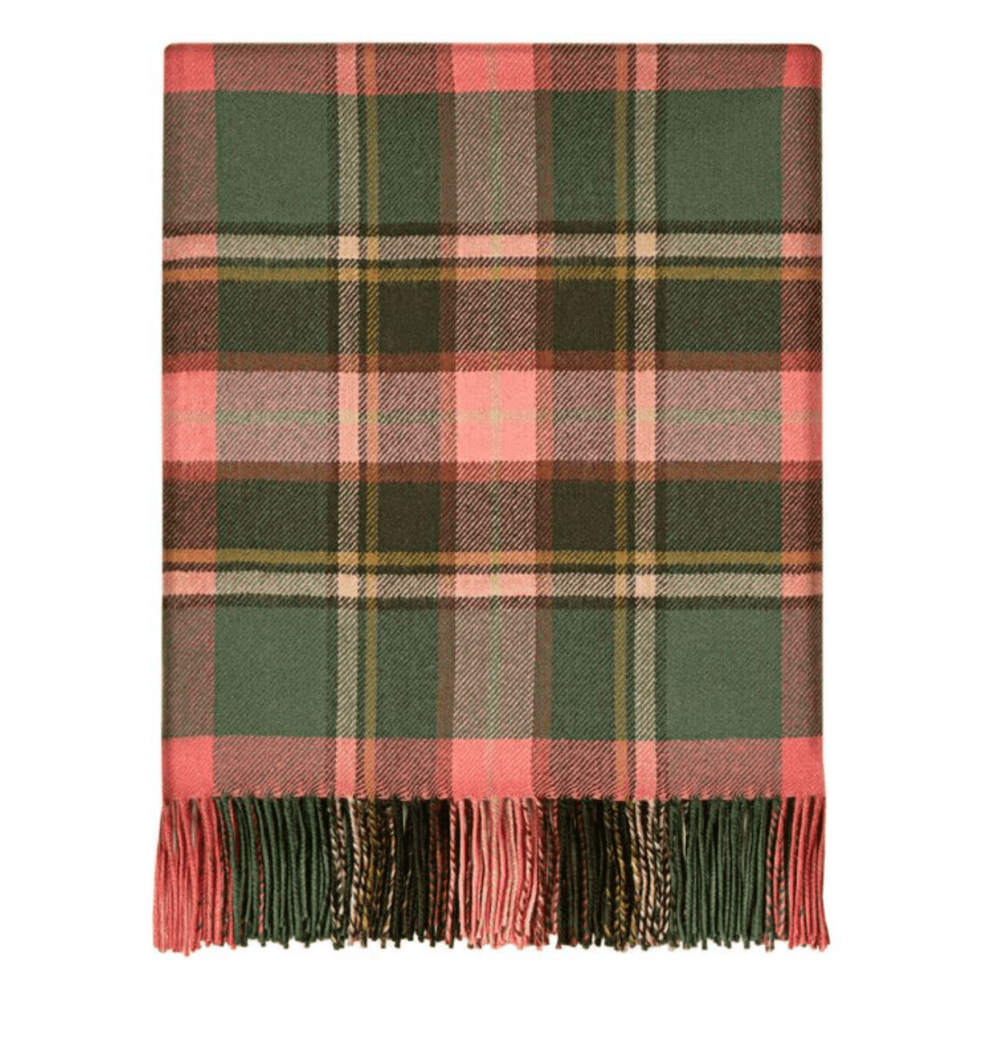 Bruce of Kinnaird Antique Tartan Lambswool Blanket