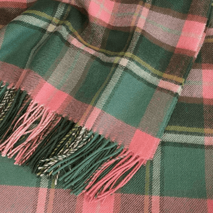 Bruce of Kinnaird Antique Tartan Lambswool Blanket