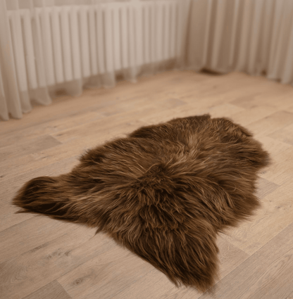 Oversized Brown Icelandic Sheepskins