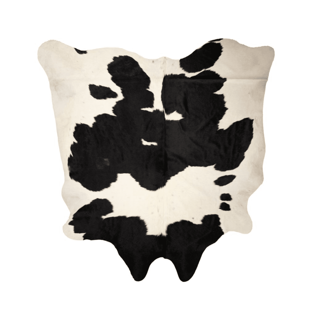 Black &amp; White Cowhide Rug