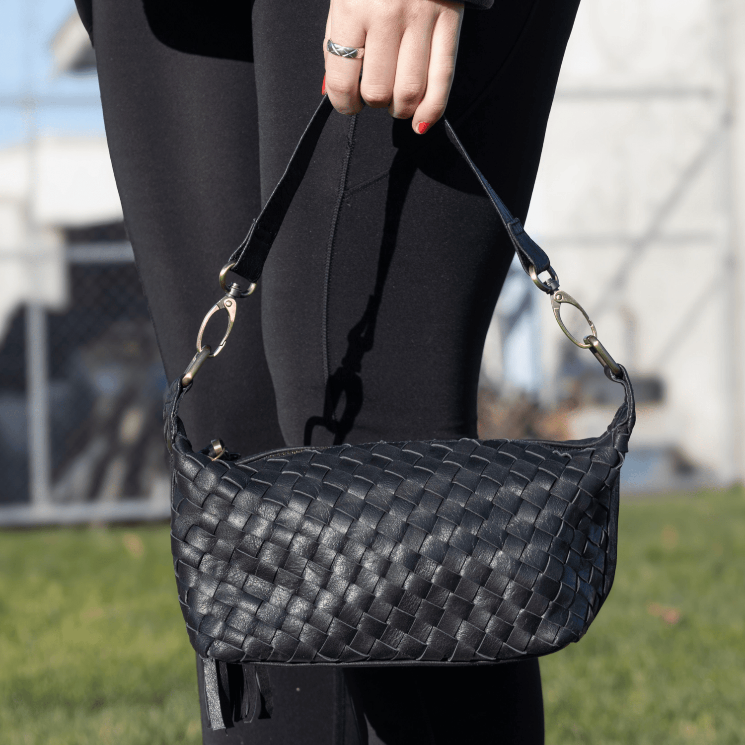 The Harlow Weave Purse