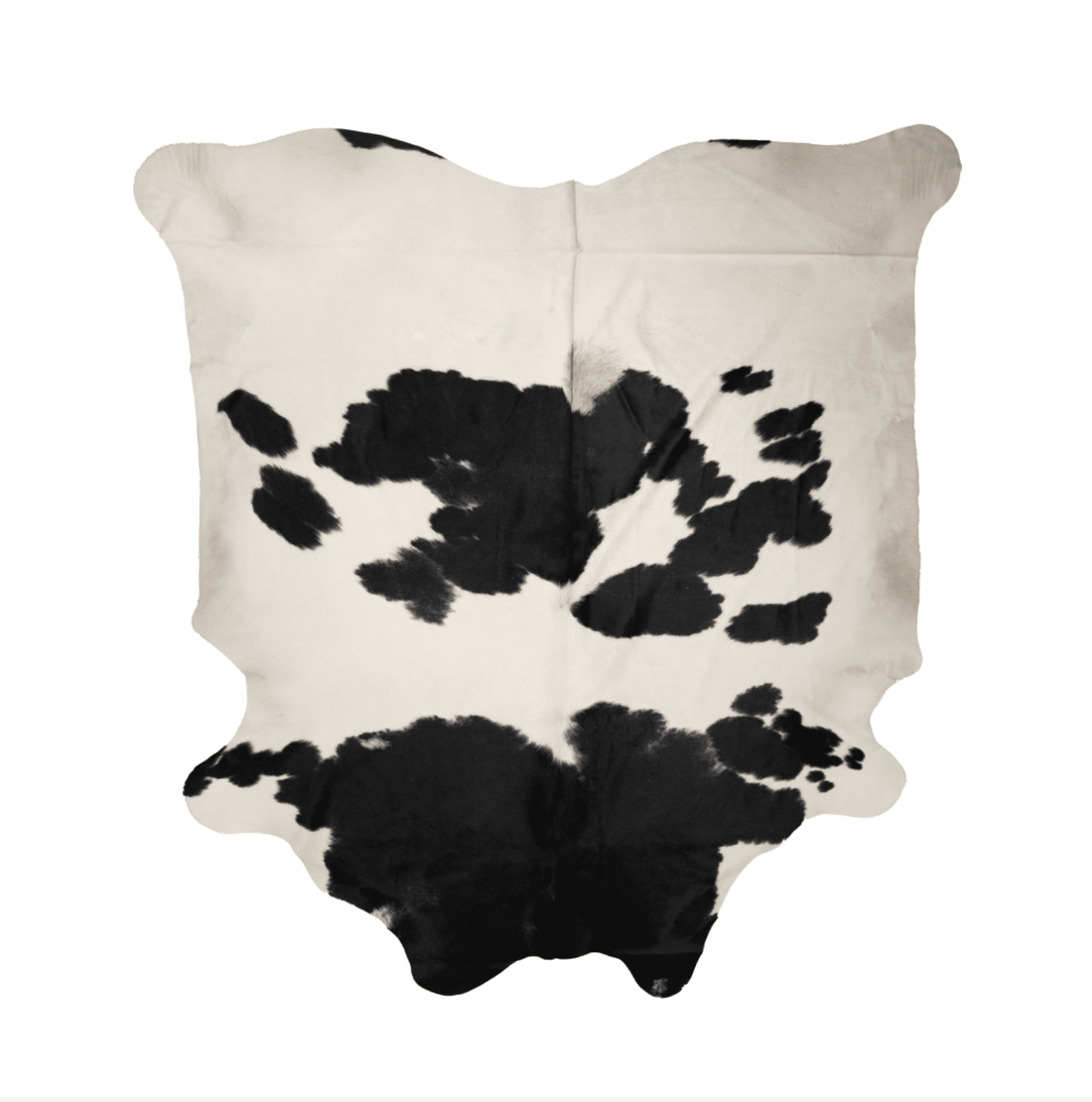 Black &amp; White Cowhide Rug