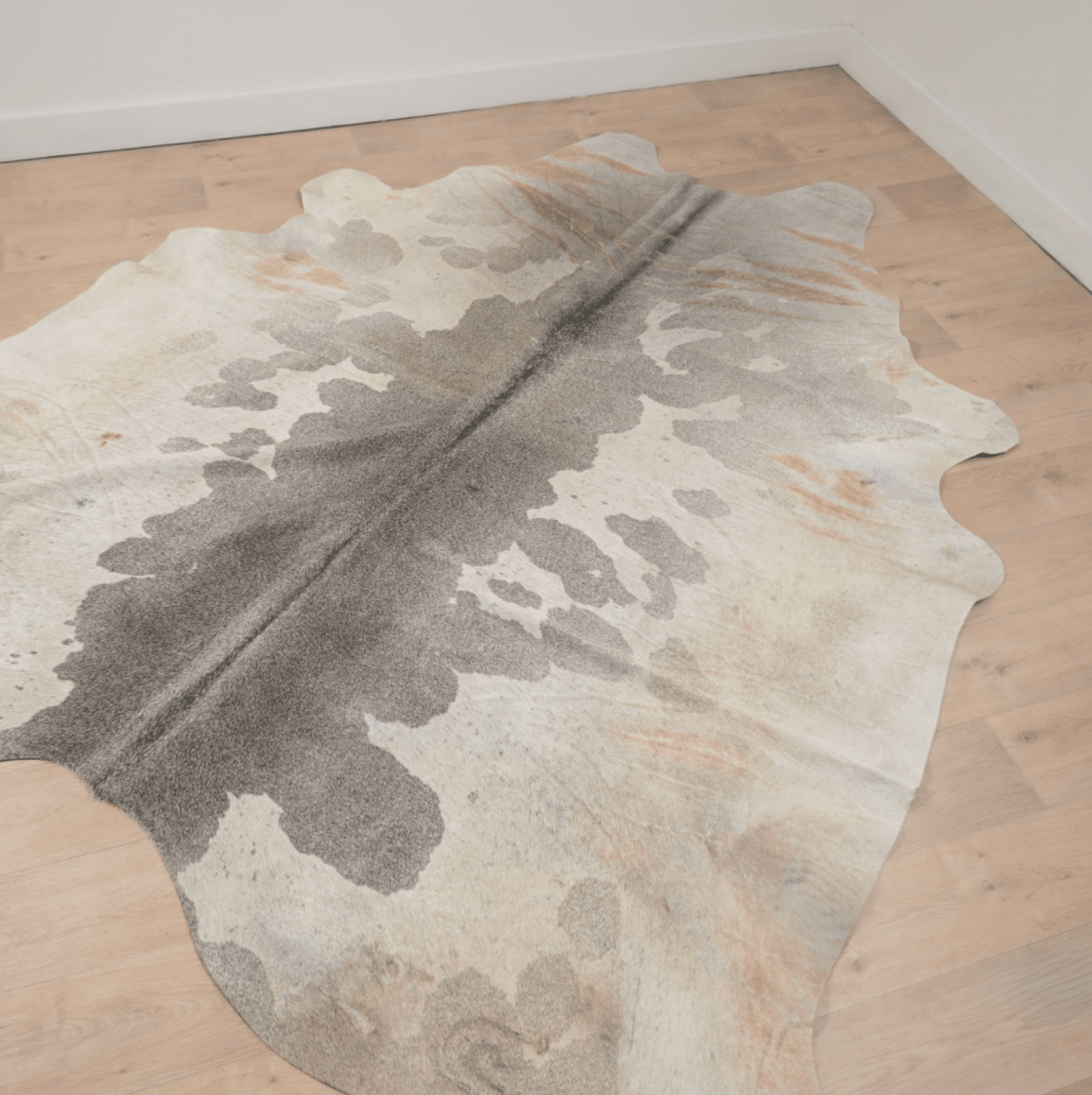 Grey Mix Cowhide Rug