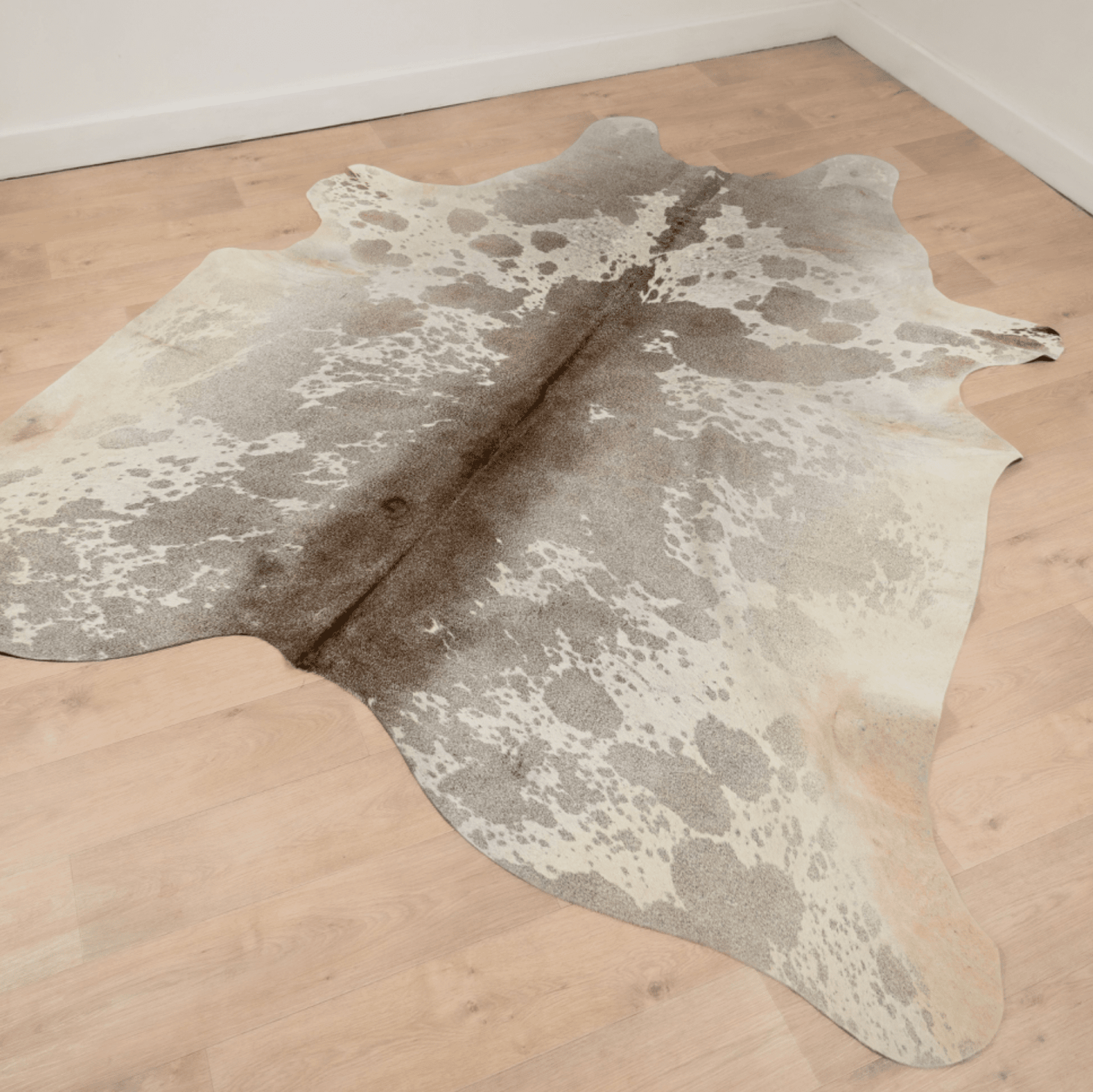 Grey Mix Cowhide Rug