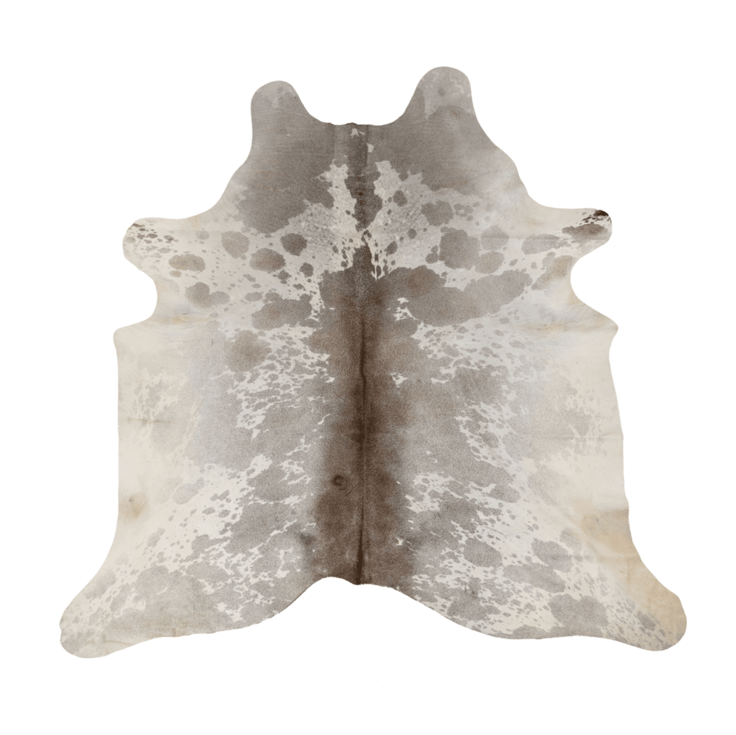 Grey Mix Cowhide Rug