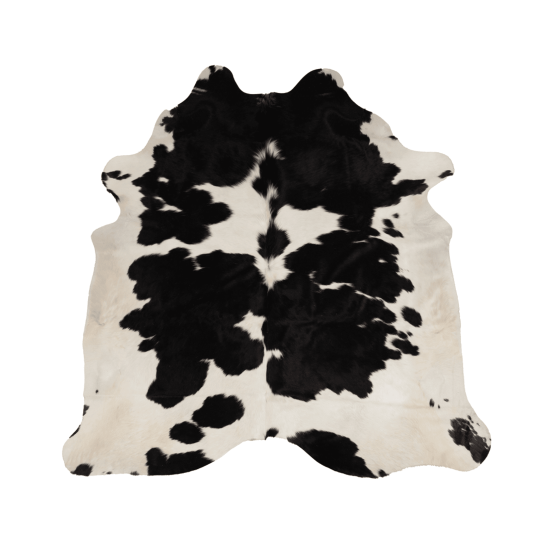 Black &amp; White Cowhide Rug