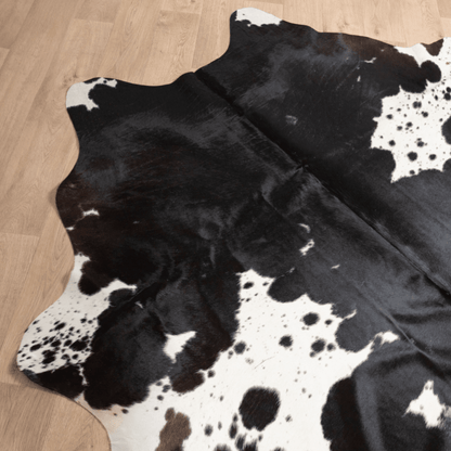 Black &amp; White Cowhide Rug