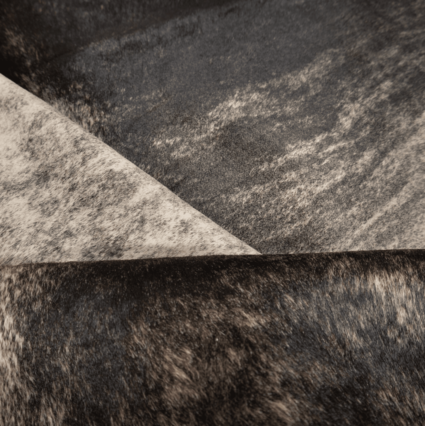 Exotic Grey Cowhide Rug