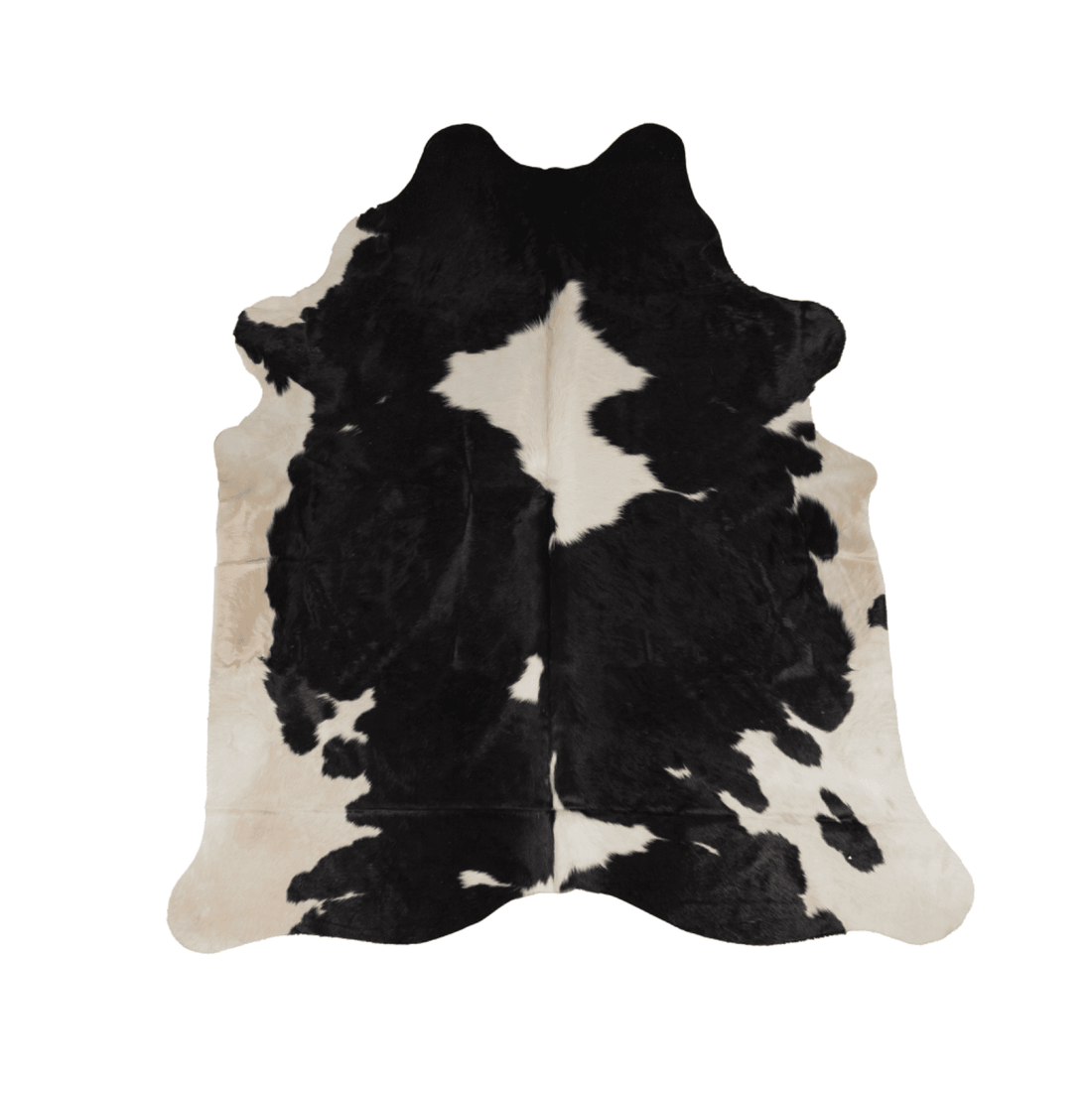 Black &amp; White Cowhide Rug